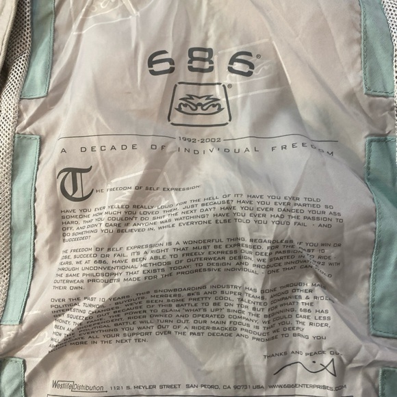 686 Smarty Jacket Mens Large Sage 3-in-1 Snowboard Ski Shell Hooded Winter Coat - Picture 11 of 11